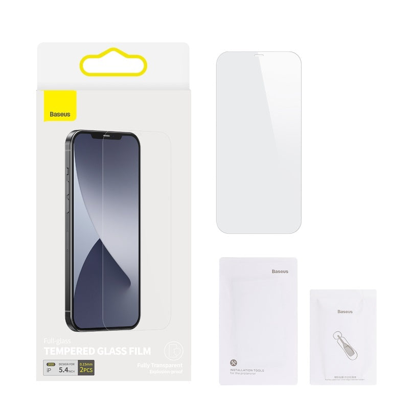 0.15mm Full Coverage Tempered Glass Film For IP 12 Mini 5.4inch - 0.15mm Full Coverage Tempered Glass Film For IP 12