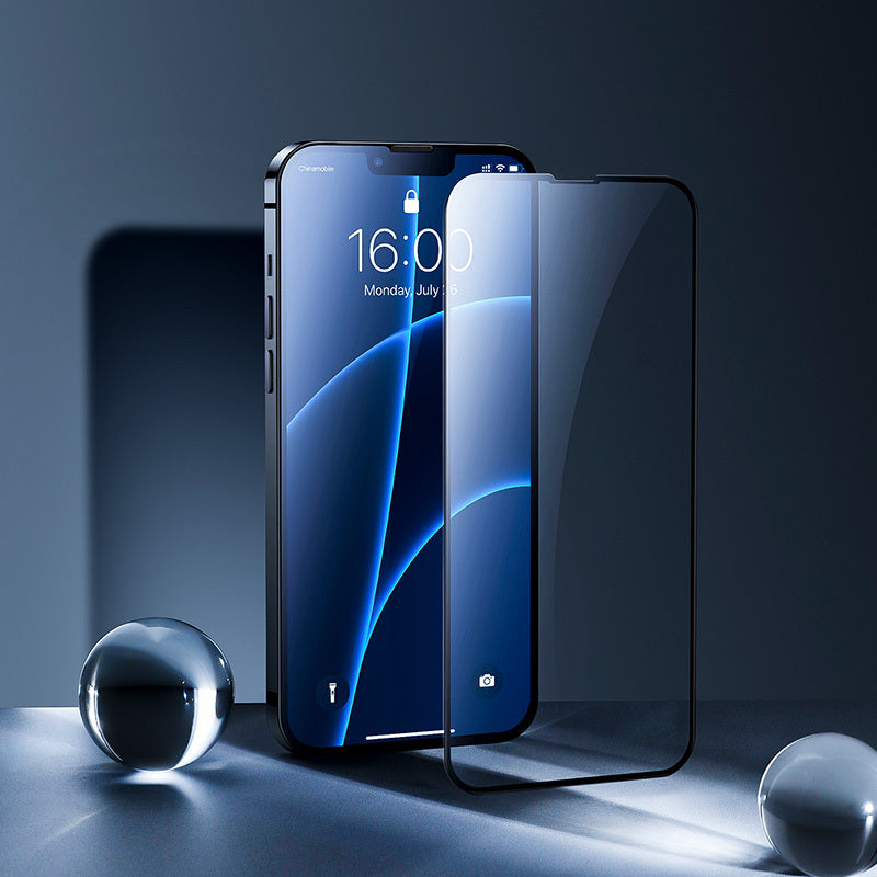 Curved Tempered Film Compatible with iPhone Non Apple Branded Products - 0.23mm for IP 5.4 Inch Model curved tempered