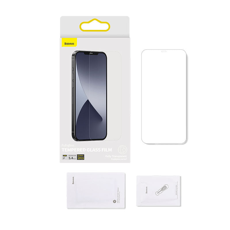 0.3mm Full Glass Tempered Glass Film For IP 12 Mini 5.4inch - Tempered Glass Film for iPhone 12 Mini 0.3mm