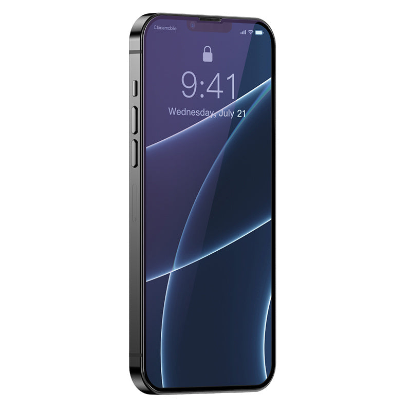 Anti Blue Light Glasses Compatible with iPhone Non Apple Products - 0.3mm Full Glass Screen Protector anti blue light