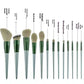 13 PCs Purpleflower Holly Leaf Makeup Brushes Suit Soft Hair