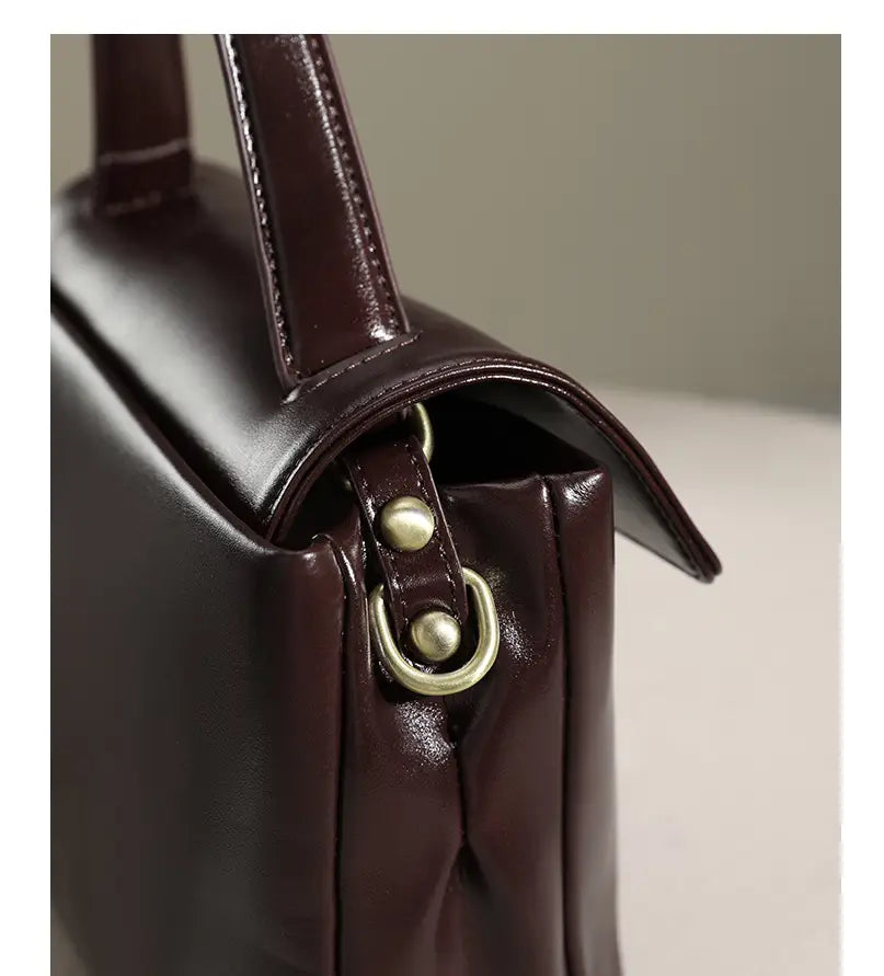 Sunset Yellow Polyester Cotton Shoulder Bag with Leather Details for United States