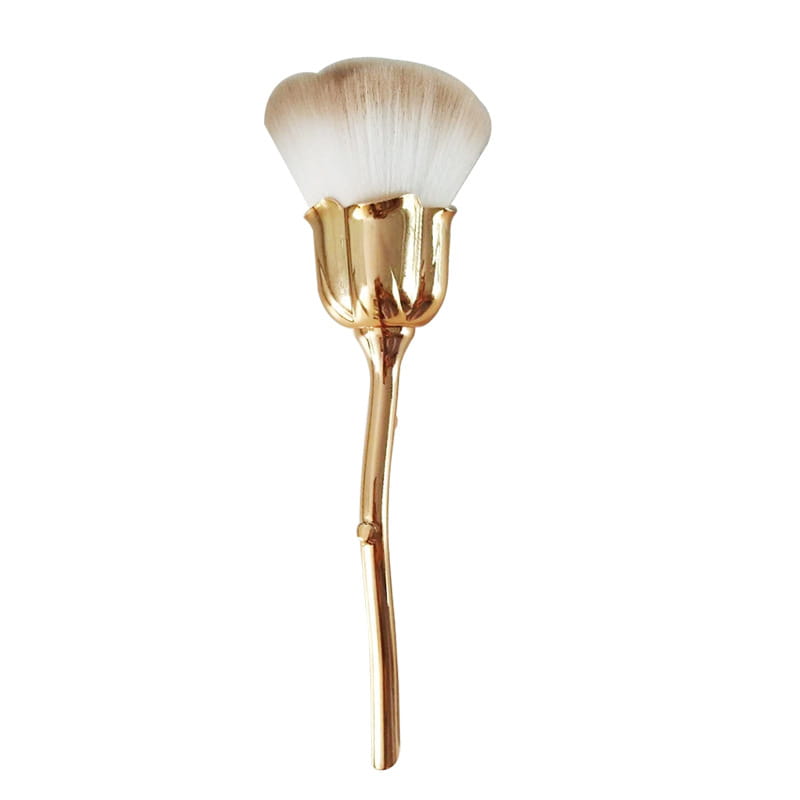 Single Rose Flower Makeup Brush