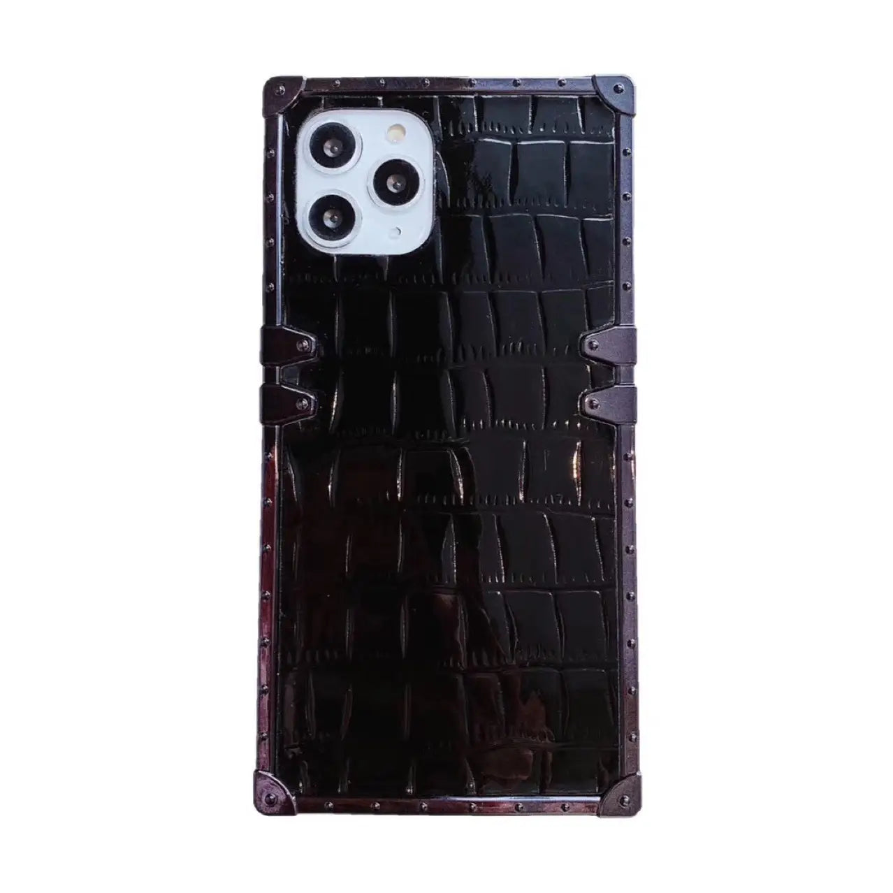 Square Leather Shatter-resistant Phone Case