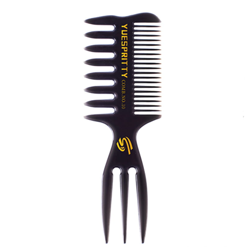 Men’s Special Retro Back Head Texture Styling Oil Comb