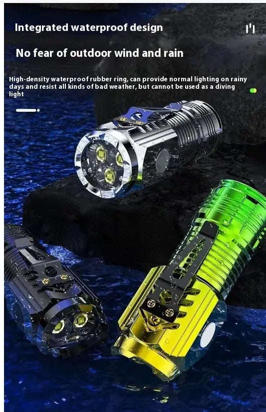 Mini Burst Flashlight Charging Cable with Magnetic and Non-Magnetic Options