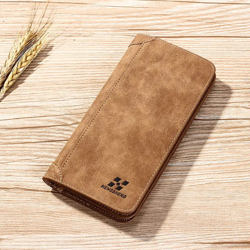 PU Leather Wallet with Card and ID Slots for United States CHF Buyers
