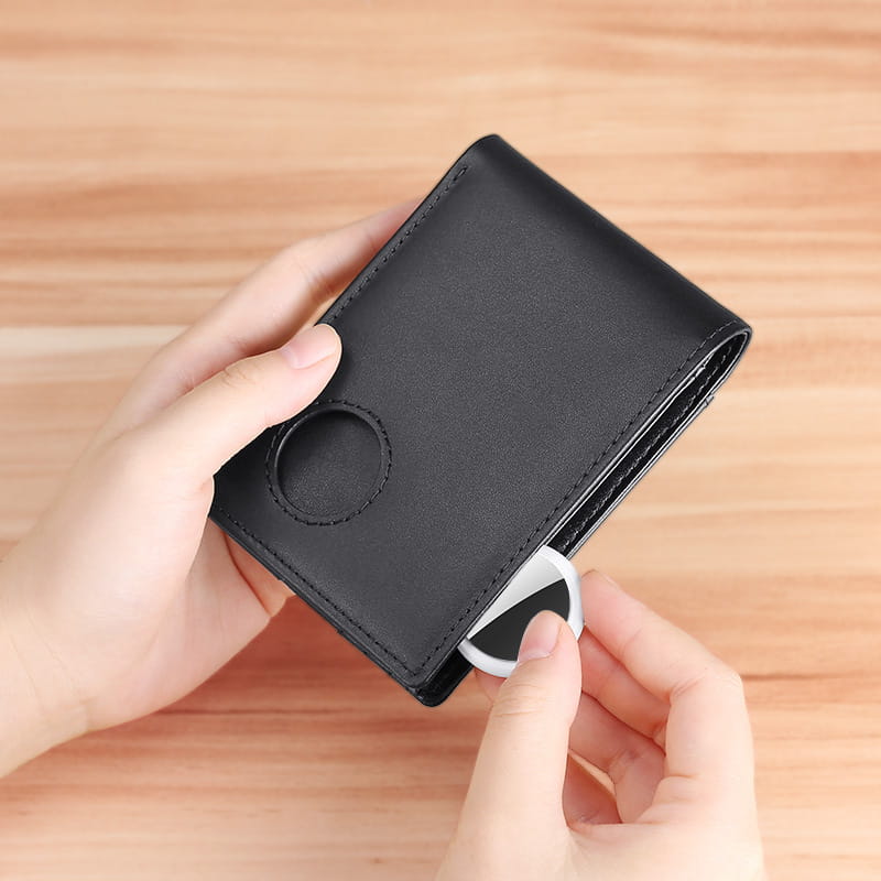Leather Head Layer Cow Wallet with Anti-Theft and Multi-Function Features