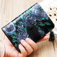 Fashion Women’s Leather Wallet Short - Chic Wallet That Blooms Like Your Style Fantasy