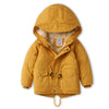 LM 6035 Europe et Amérique Manteau de Vent Garçon et Manteau en Cachemire pour Garçon pour l'Automne et l'Hiver Vêtements pour Enfants  - Jaune