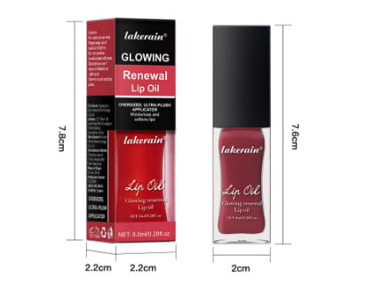 Lakerain Colorful Lip Gloss Set Coral Transparent Honey Moisturizing Shine