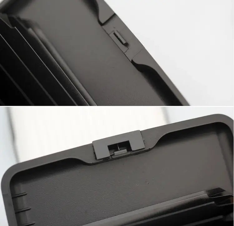 Aluminum Alloy Storage Box with Stripes for Home Organization in the United States