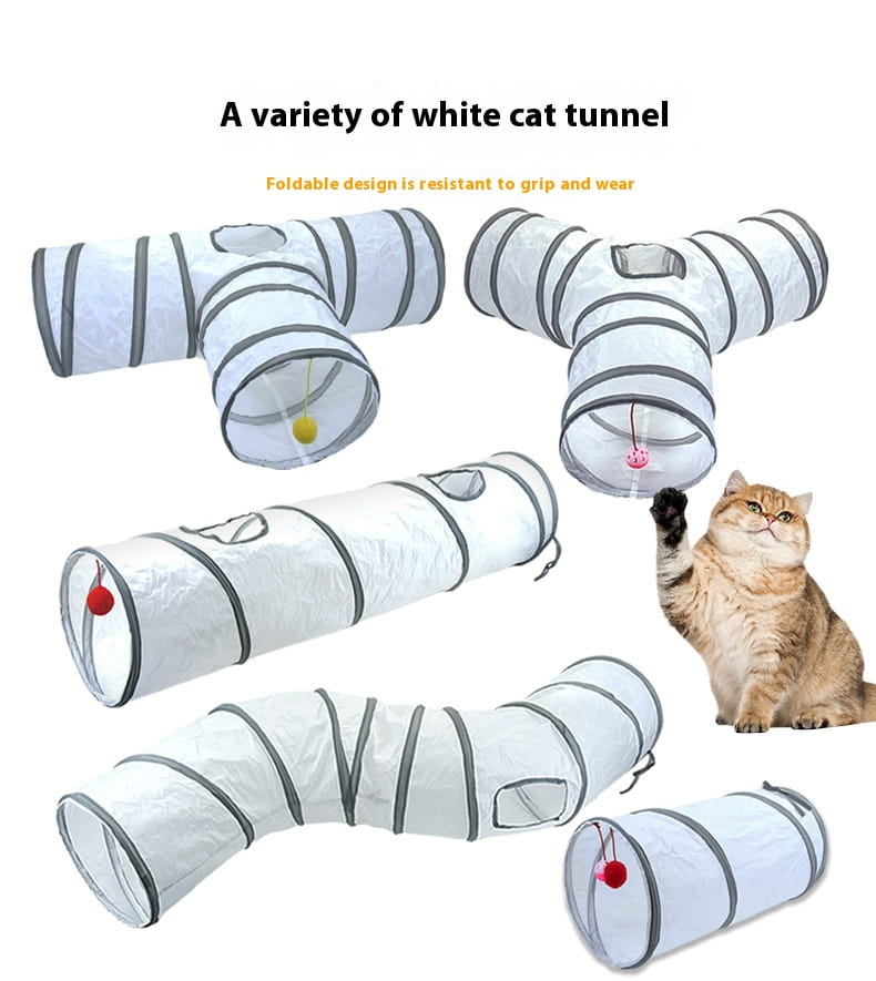 Valge polüester lemmikloomamänguasjade pakendikotid väikesele loomale