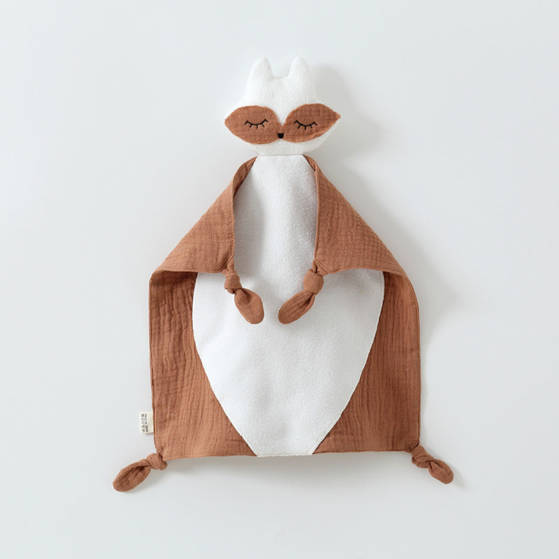 Pure Cotton Baby Soothing Towel - Soft as a Fox Baby Towel for Soothing Snuggles