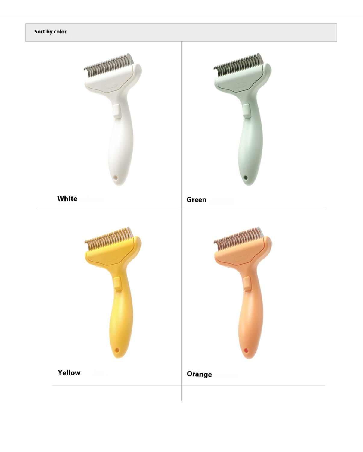 Kissan ja koiran hoitaminen kampa abs -hätkähdyttävä harja karkotusmatoihin