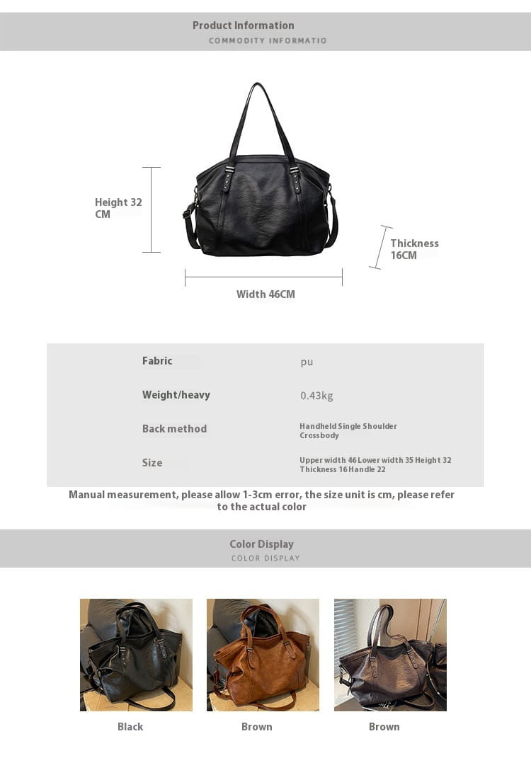 PU Leder Horizontal Square File Tasche mit Reißverschluss für das tägliche Büro