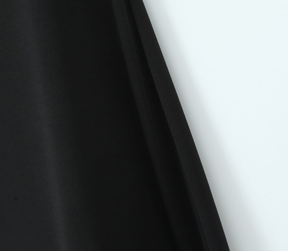 Abito gonna in poliestere nero con stile imbrattato per donne