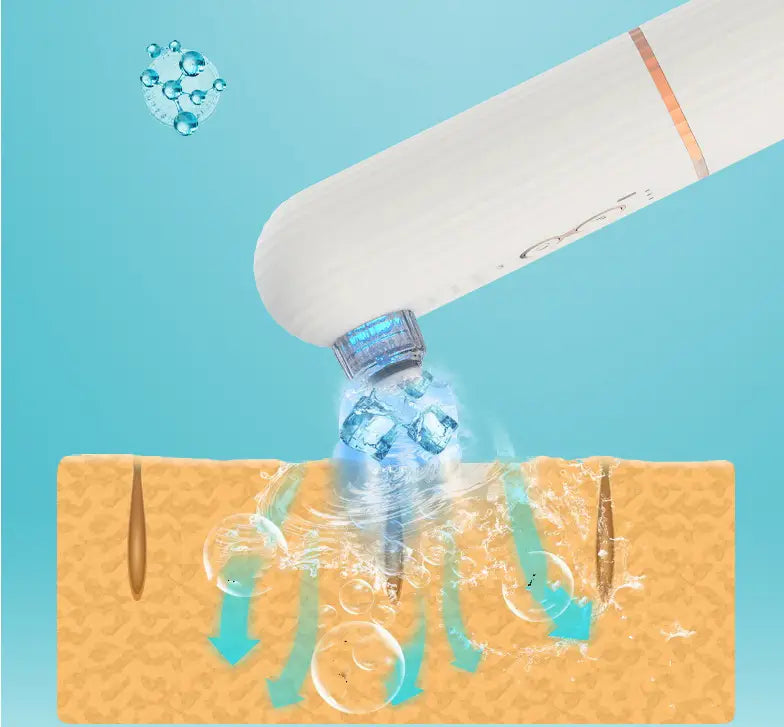 물 산소 얼음 열 블랙헤드 흡입 장치 작은 기포