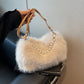 Beaded Shoulder Messenger Bag Simple Casual Handbag Female Bags