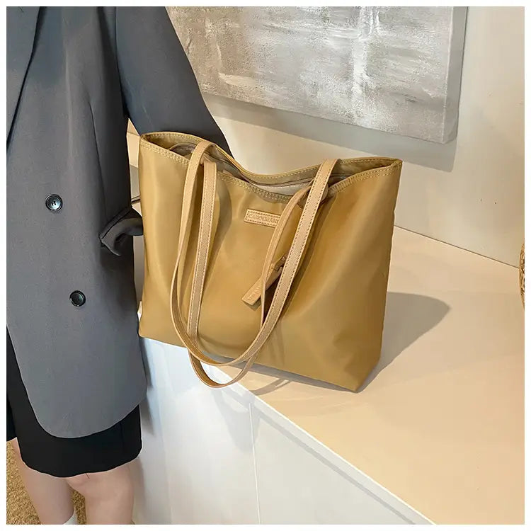 Sac à bandoulière de voyage en tissu Oxford avec poches à fermeture éclair et support de téléphone portable