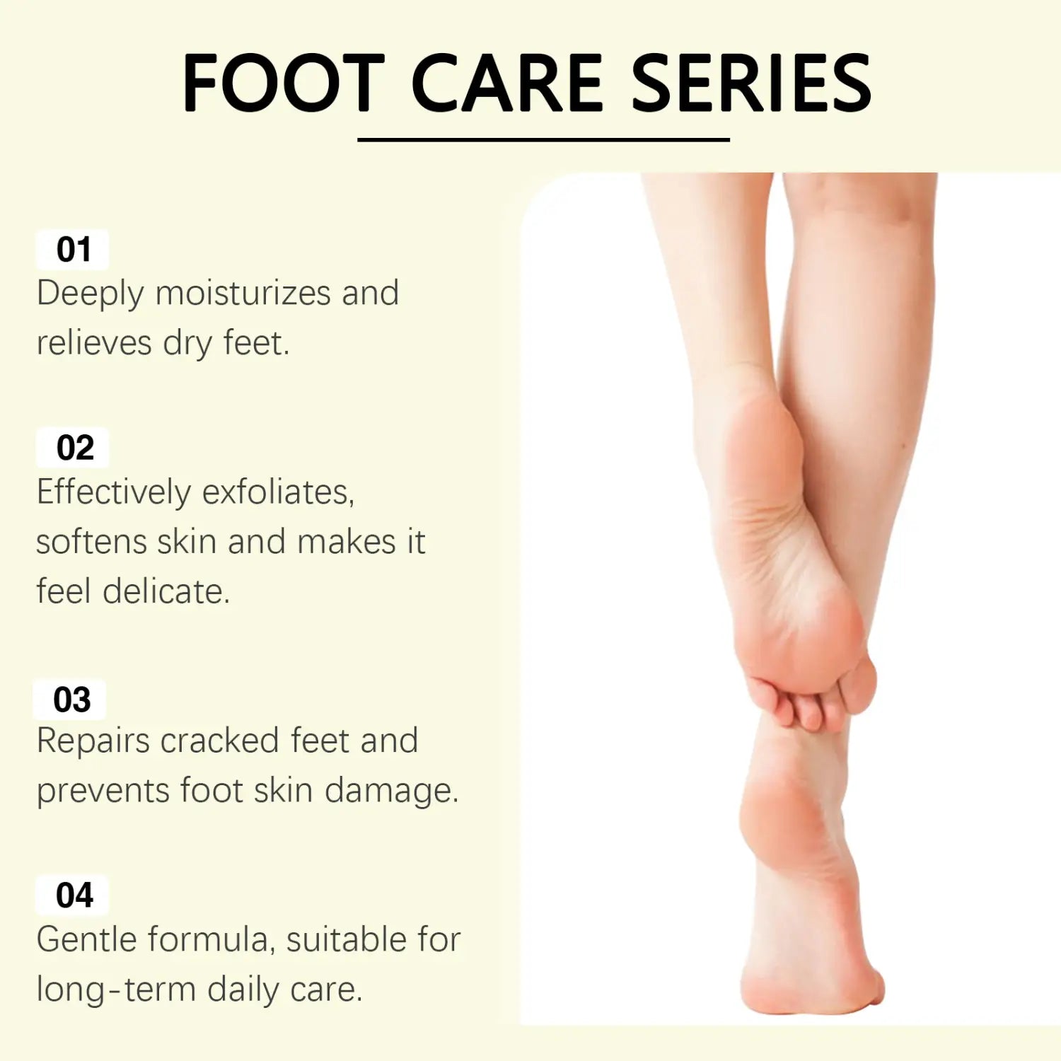 Moisturizing Heel Care Foot Oil and Mask for Softening Cutin Anti-Drying