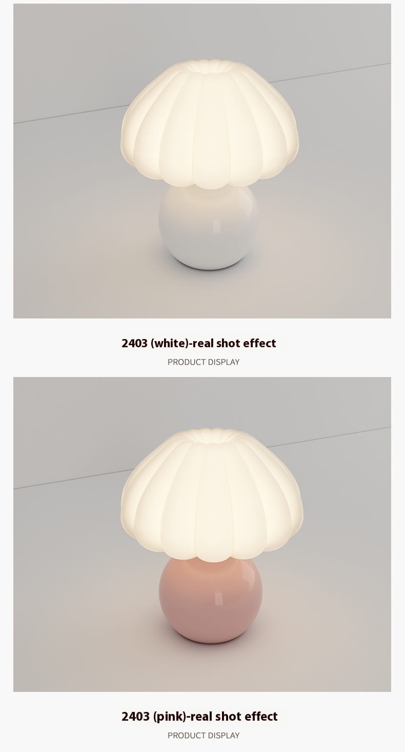 Dayuan Garden Mushroom Night Lamp with Full Spectrum Ceramic Light