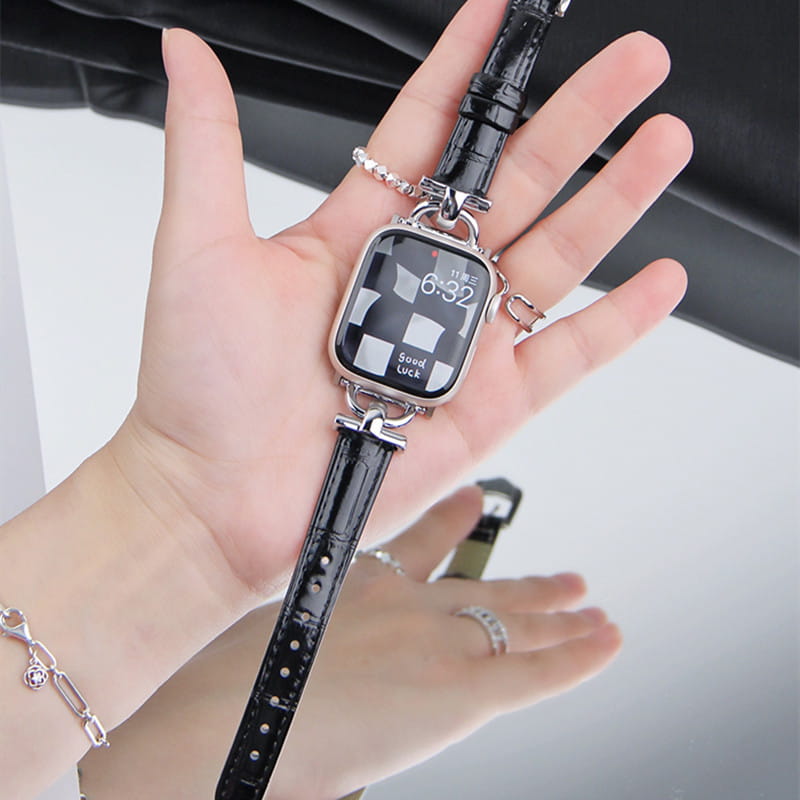 Applicable To Watch Strap Genuine Leather Ring Buckle