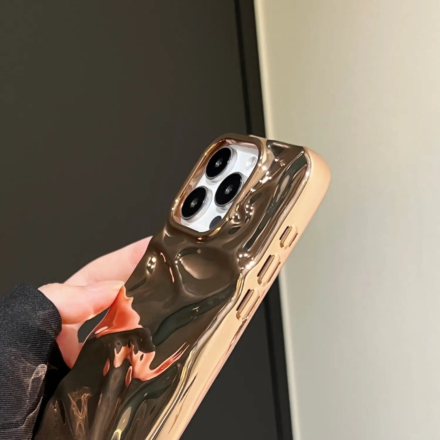 Electroplating de carcasa suave para iPhone 11 12 Pro Max Anti -Drop Fingerprint