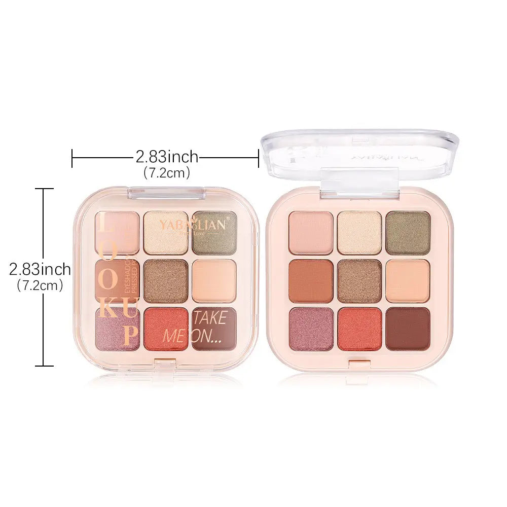 Colorful Fog Eye Shadow Plate with Multiple Shades for Creative Makeup