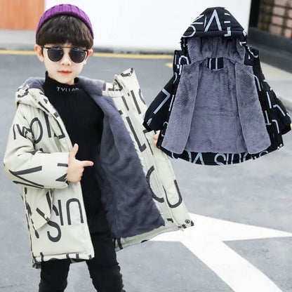 Children’s Thick Padded Korean Winter Coat