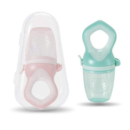 Baby Fruits And Vegetables Newborn Food Supplement Feeders Silicone Molar Rod Fruit Vegetable Fresh Food Feeder - Light