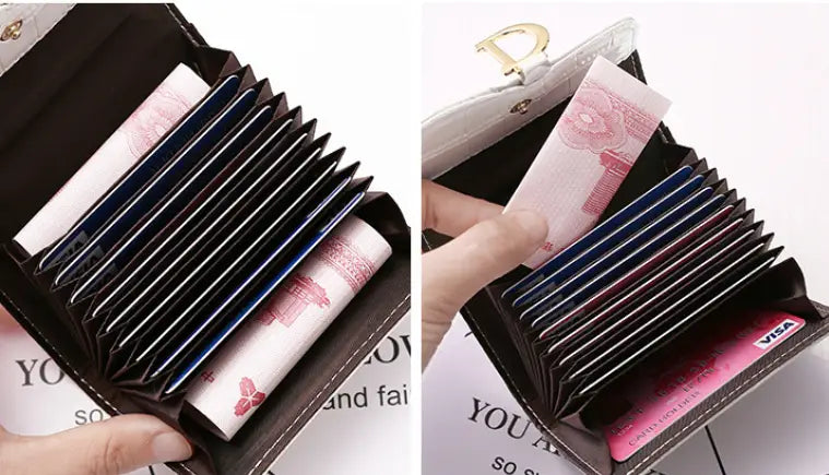 Wiele karty portfel pozycji dla prawa jazdy z opcjami kolorów