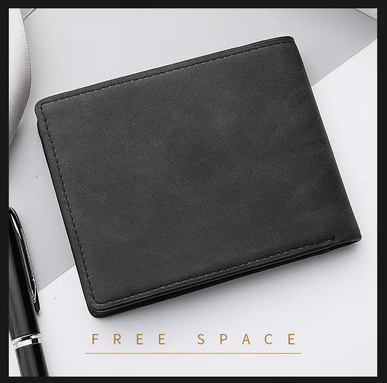 Black or Dark Brown Leather Card Holder with Breathable Polyester Lining