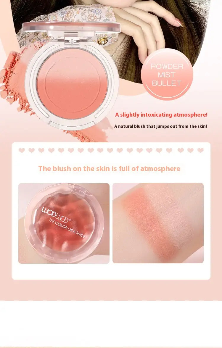 Neutral Blush Powder Rouge for Sensitive Skin 7g Large Compact