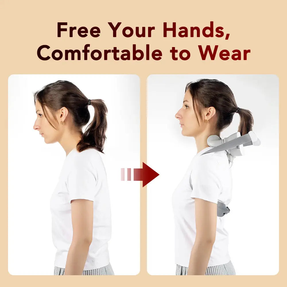 Rechargeable Home Intelligent Voice Hot Compress Dredge Massage Device