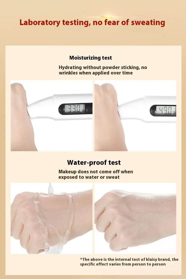 Klaisy Lock Makeup Flawless Liquid Foundation for Natural and Bright Skin