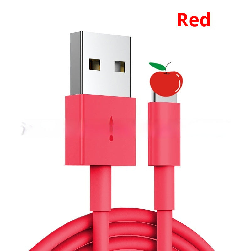 Color Data Cable Multi-color Charging Cable TPE Material Anti-break - Color Data Cable: Charging in Style and No Breaks!