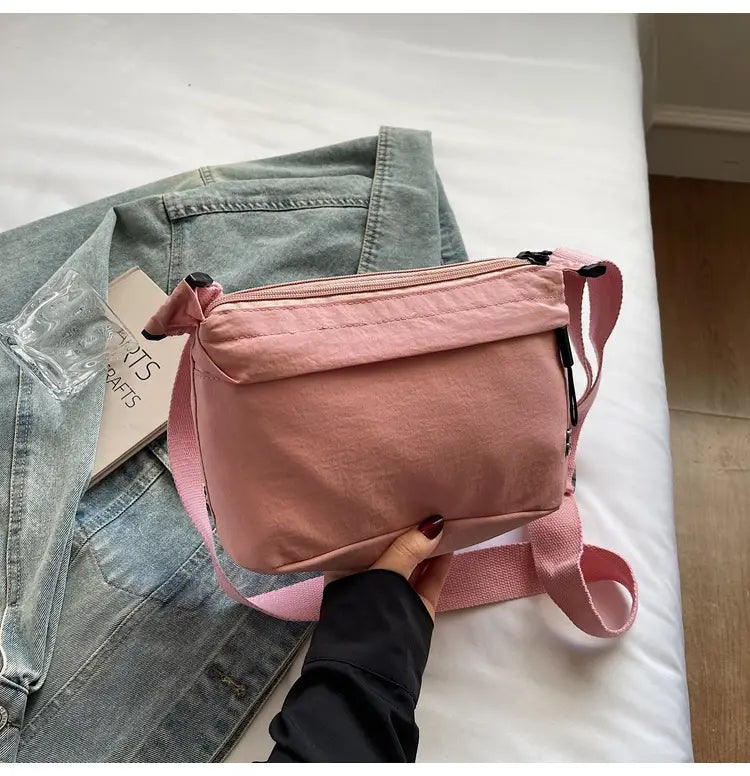 Sac à corps croisé en toile de voyage avec poche de téléphone pour les femmes en plusieurs couleurs