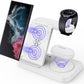 Watch Mobile Phone Headset Foldable Three-in-one Wireless Charger - Three-in-One Charger for When Cords Get Boring