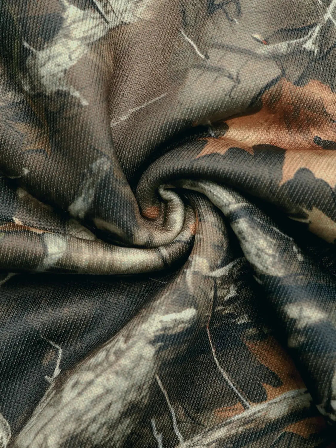 Army Green Floral Print Long Sleeve Shirt for Women Polyester Casual Top