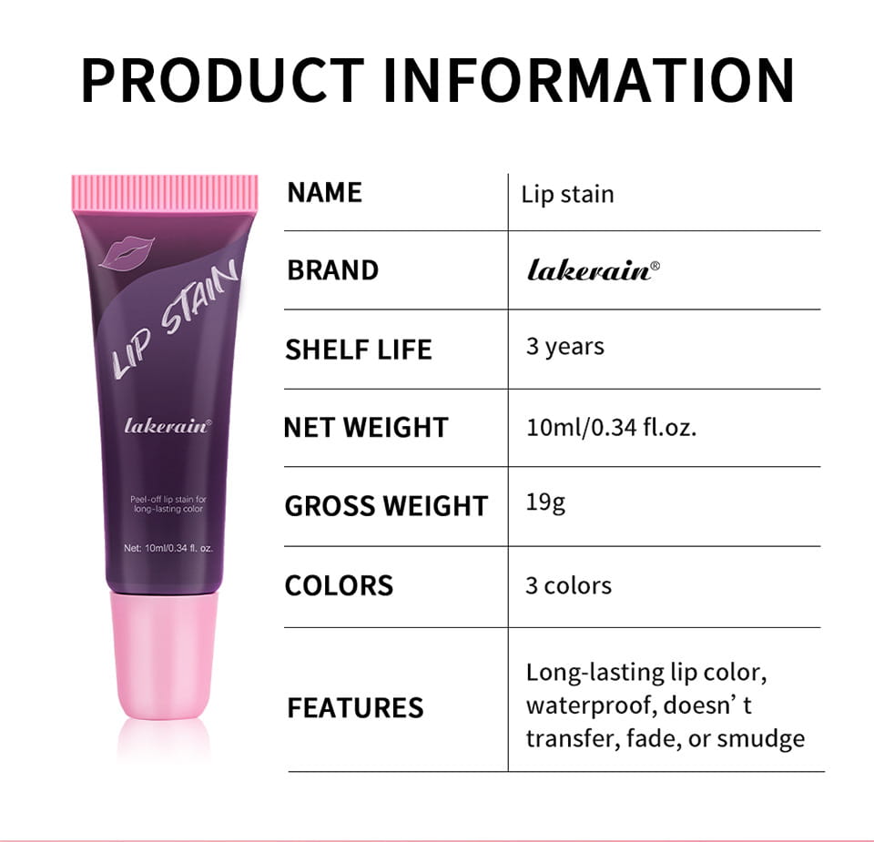 Pull Lip Gloss Plump Waterproof with Universal Applicator and Standard Size