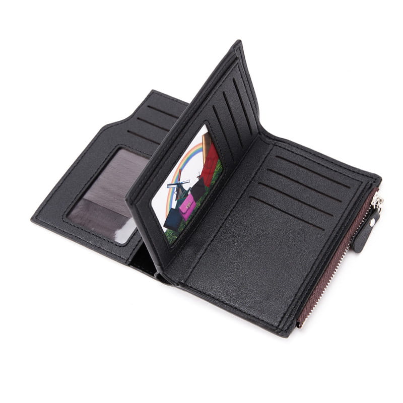 PU Fashion Card Wallet with Multiple Slots for United States and CHF Buyers