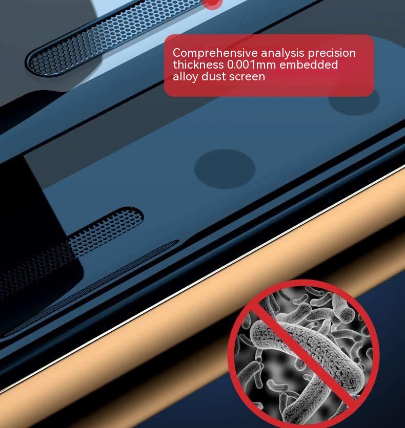 Privacy Tempered Film Dustproof Net Full-cover Screen Protector