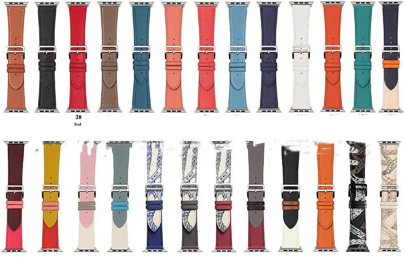 Fashionable And Simple Single-ring Leather Strap