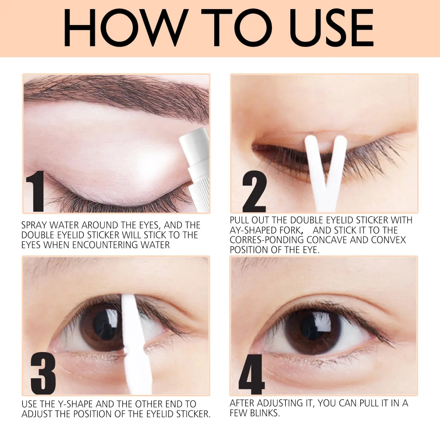 Jaysuing Double Eyelid Stickers Pack of 120 Sheets for Natural Look