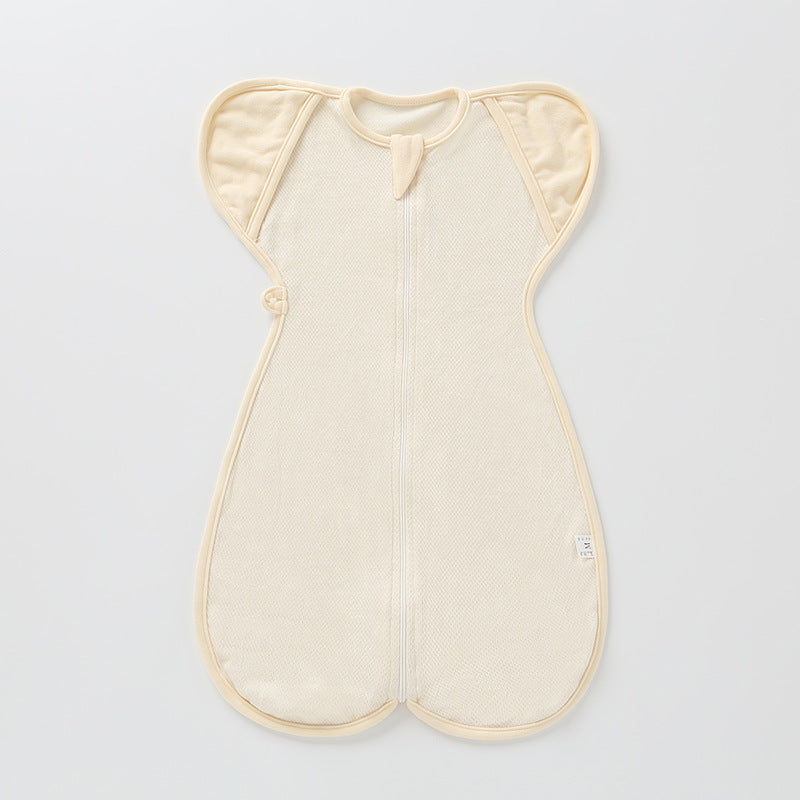 Baby Sleeping Bag Surrender Breathable Dual-use Newborn Organic Cotton Anti-kicking Blanket Leggings Swaddling