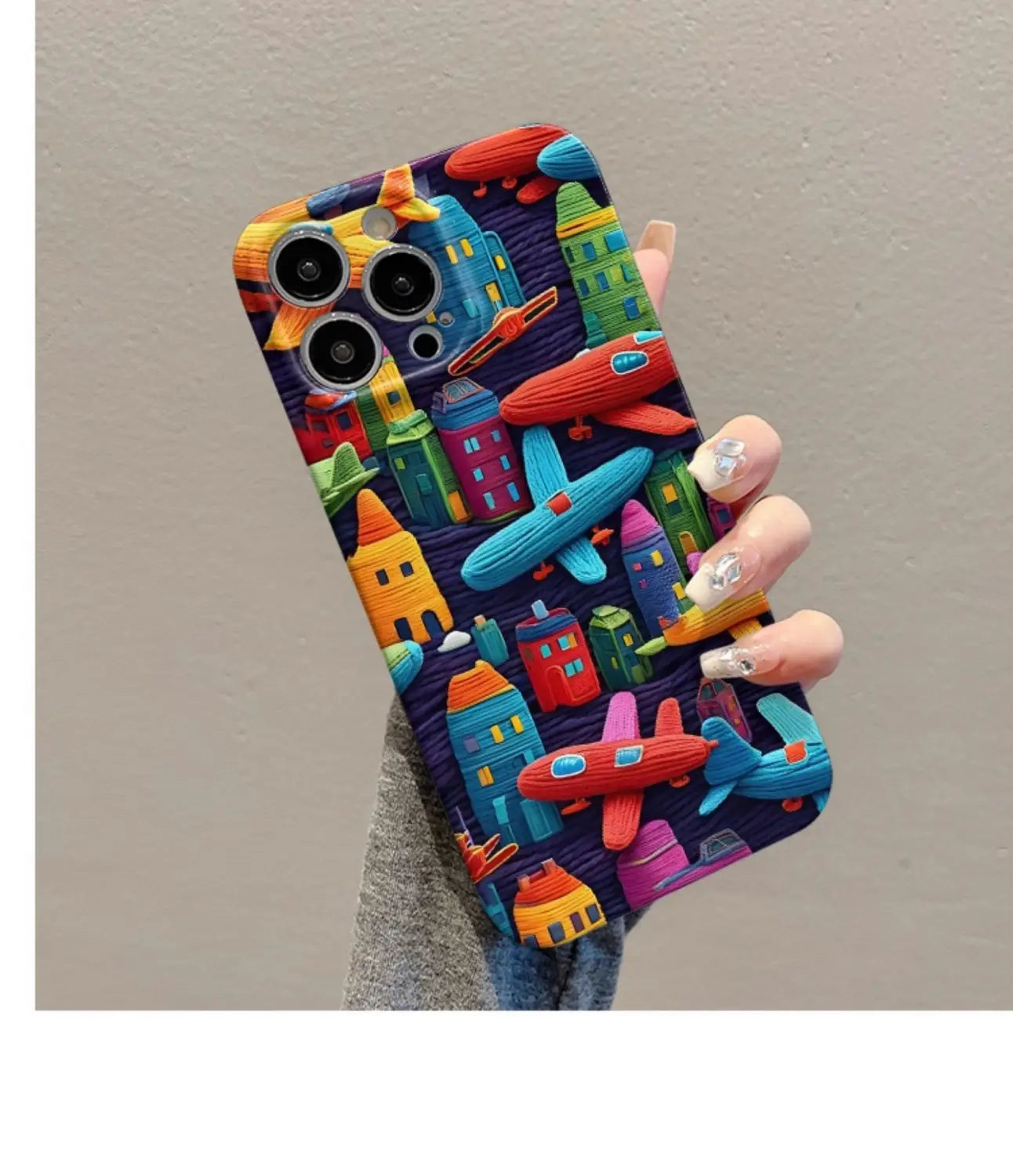 European American Art TPU Fall Protection Phone Case for iPhone Models