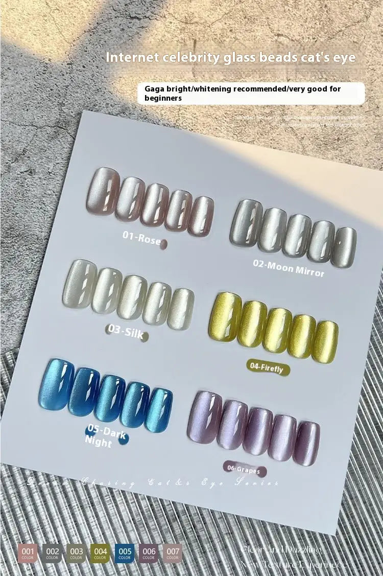 Micro Glass Beads for Eye Gel Nail and Polish Enhancements