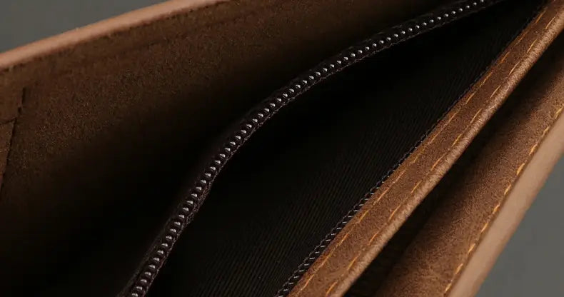 Men’s PU Leather Wallet with RFID Slot for United States and CHF