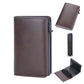 Crazy Horse Leather Anti-degaussing Card Clamp Men - Unleash the Crazy Horse Leather Wallet Wizardry